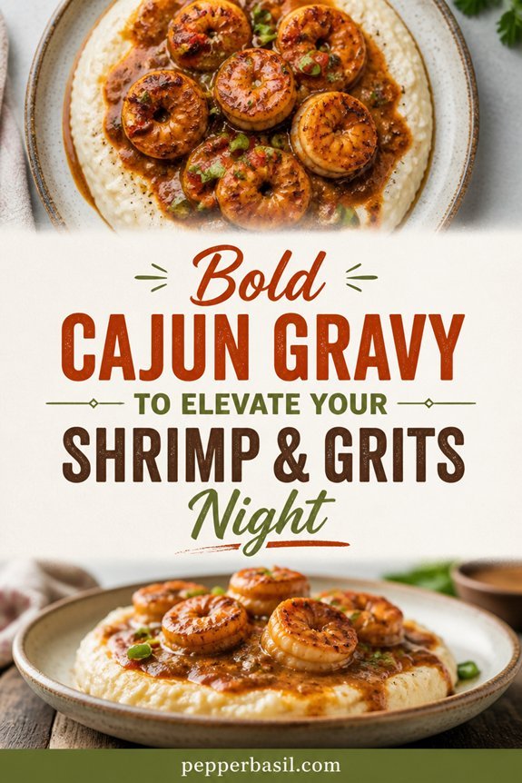 spicy cajun shrimp grits