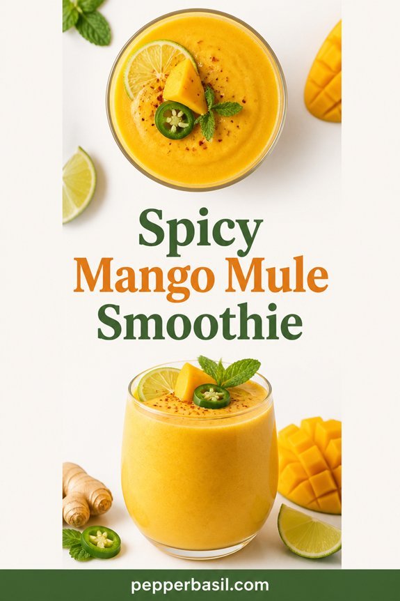spicy mango mule smoothie