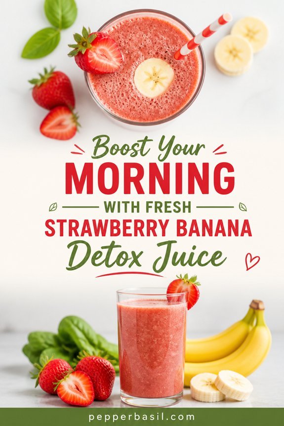 strawberry banana detox recipe