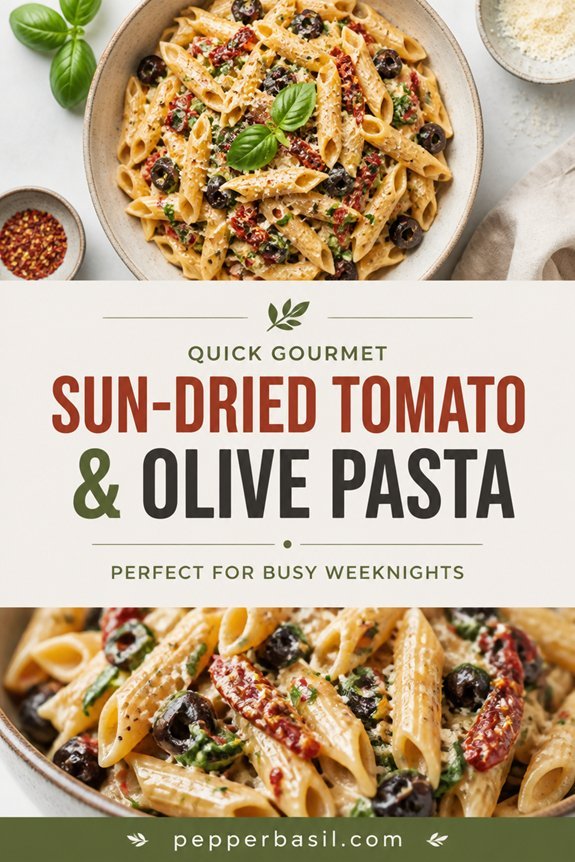 sun dried tomato olive pasta