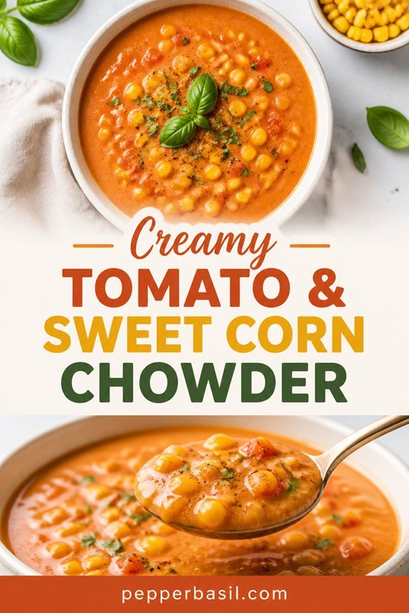 sweet corn tomato soup recipe