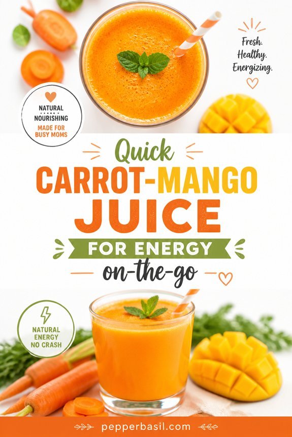 tropical mango carrot juice