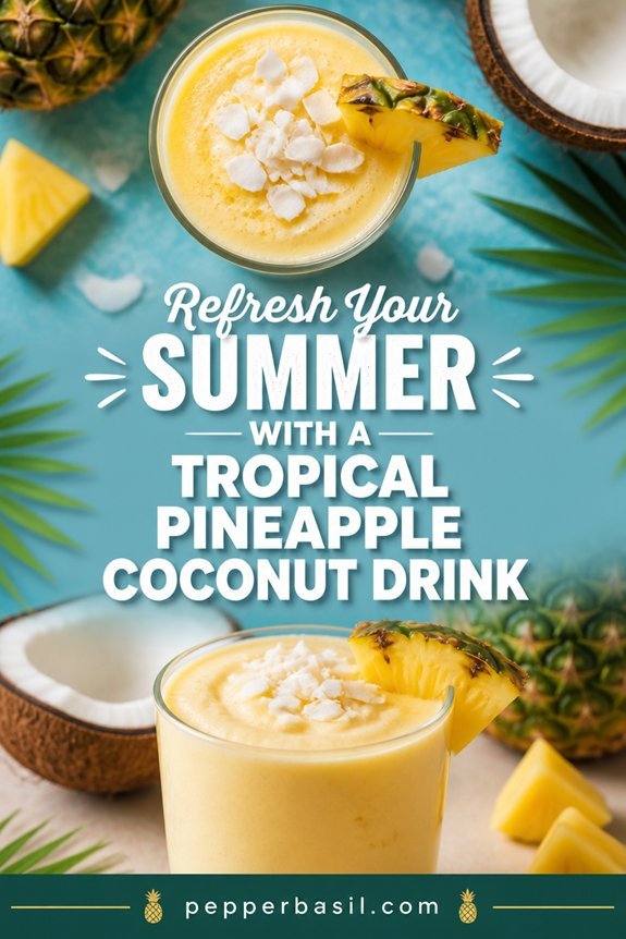 tropical pineapple coconut blend
