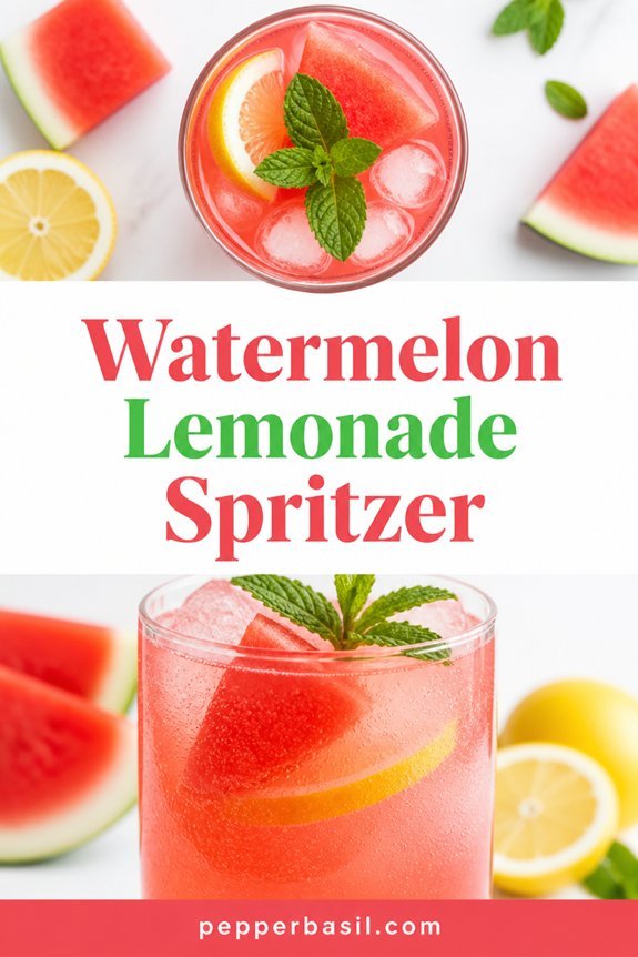 watermelon lemonade sparkler